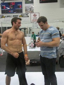 CrossFit SalmonArm owner Cody Crawford and CrossFit Vernon owner Jeremy Meredith